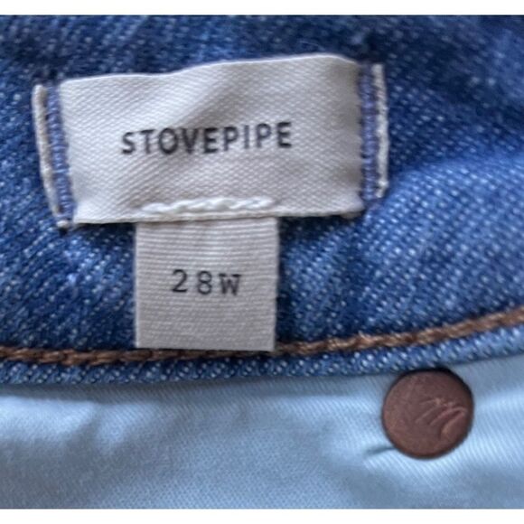 NWT Madewell Plus Stovepipe Jeans in Euclid Wash, Size 28W - Picture 10 of 16